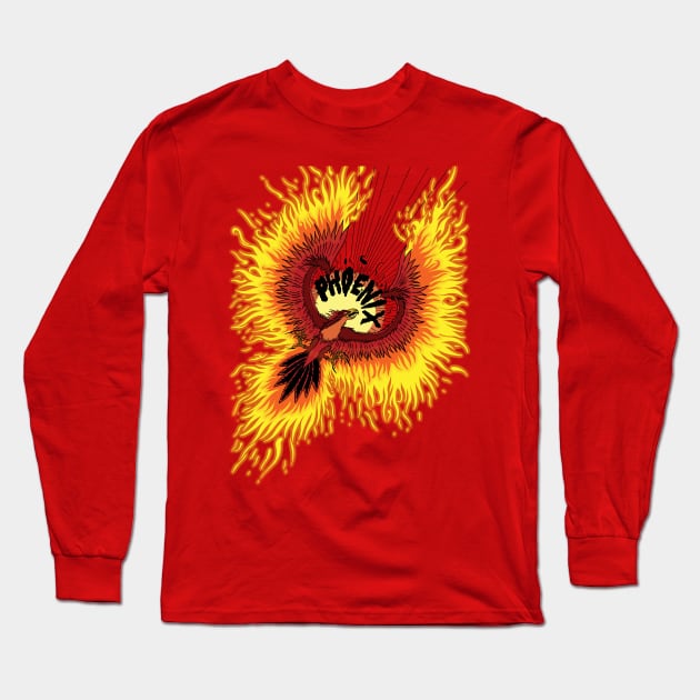 Phoenix Long Sleeve T-Shirt by adampage23